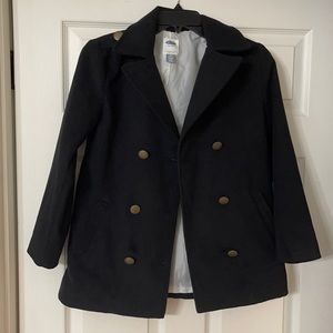 Girls size 10/12 old navy peacoat